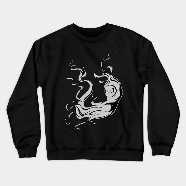 Wispy Little Spirit Crewneck Sweatshirt by octopod